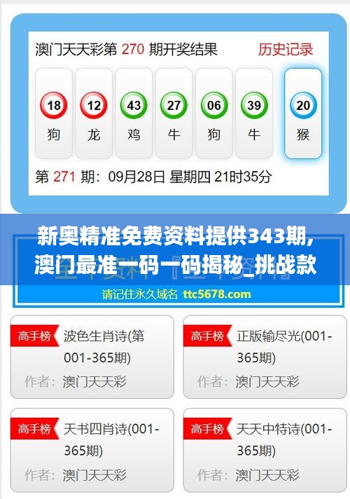 新奧精準免費提供澳彩——掌握彩票先機，贏取豐厚回報，新奧精準免費提供澳彩預測，贏取豐厚回報的機會來了！