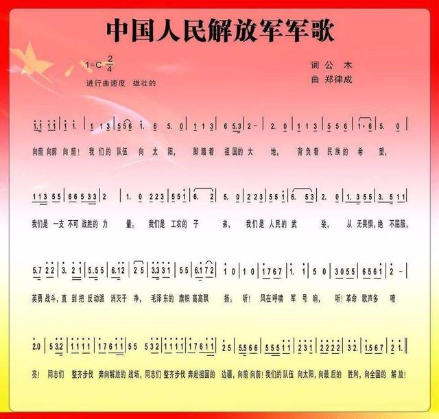 中國人民解放軍軍歌，榮耀與傳承的象征，中國人民解放軍軍歌，榮耀傳承的象征