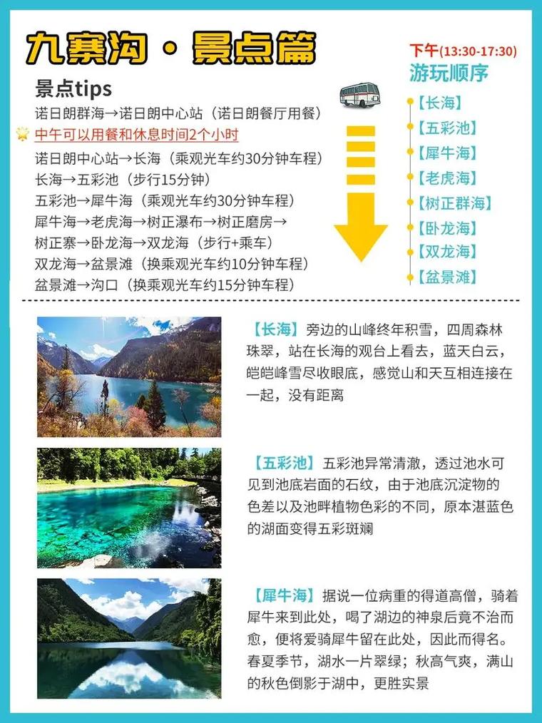 九寨溝旅游攻略，必玩的景點(diǎn)大全，九寨溝旅游攻略，必玩景點(diǎn)大全