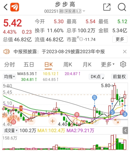 關(guān)于股票代碼002251步步高股票行情的全面解析，股票代碼002251步步高股票行情深度解析